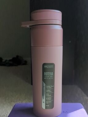 BrüMate Rotera Touch-Free Water Bottle - Dusty Rose
